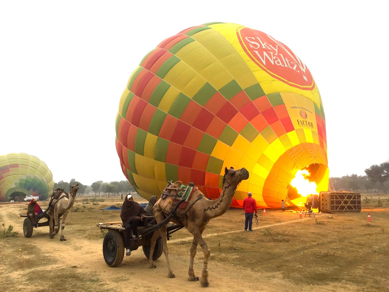 India, Rajasthan - Hot Air Balloons