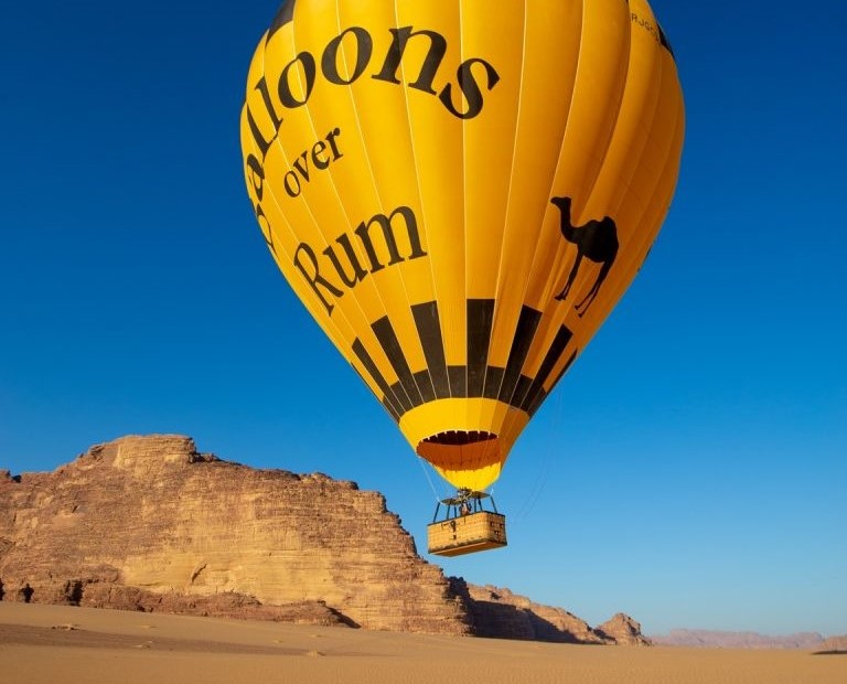 Jordan Wadi Rum Balloon Flight