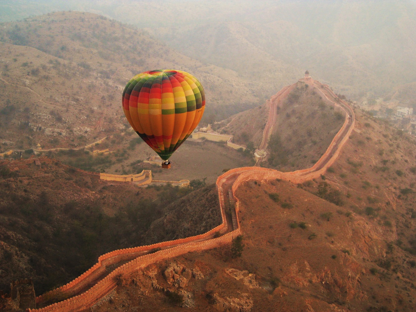 India, Rajasthan - Hot Air Balloons